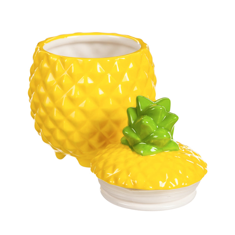 Refillable Ceramic Fruit Fly Trap, Pineapple,q56144