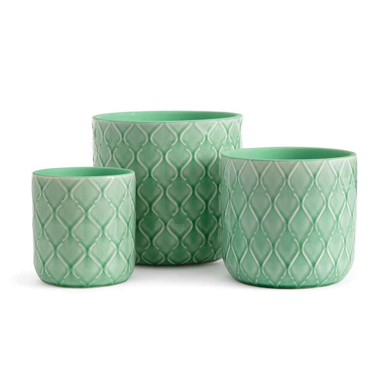 Napa Home Garden, ZARA POTS ,SET OF 3 LIGHT GR,ts137grl