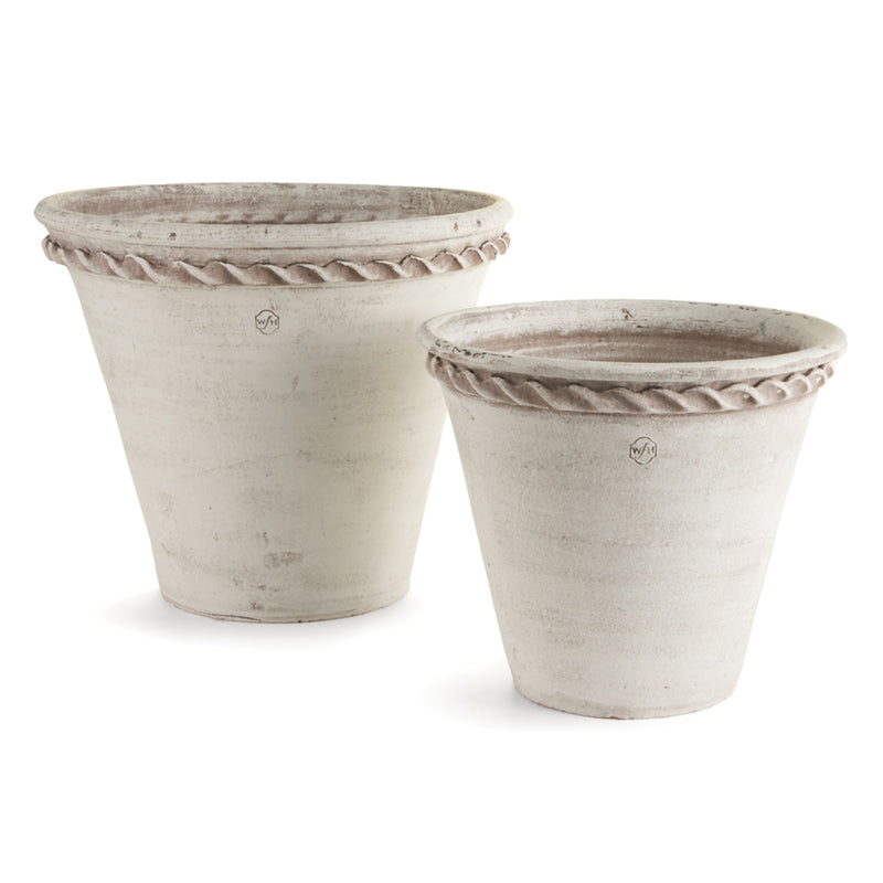 Napa Home Garden, WH DUNBARTON POT #12 & #20 ,SET OF 2,wh128wa