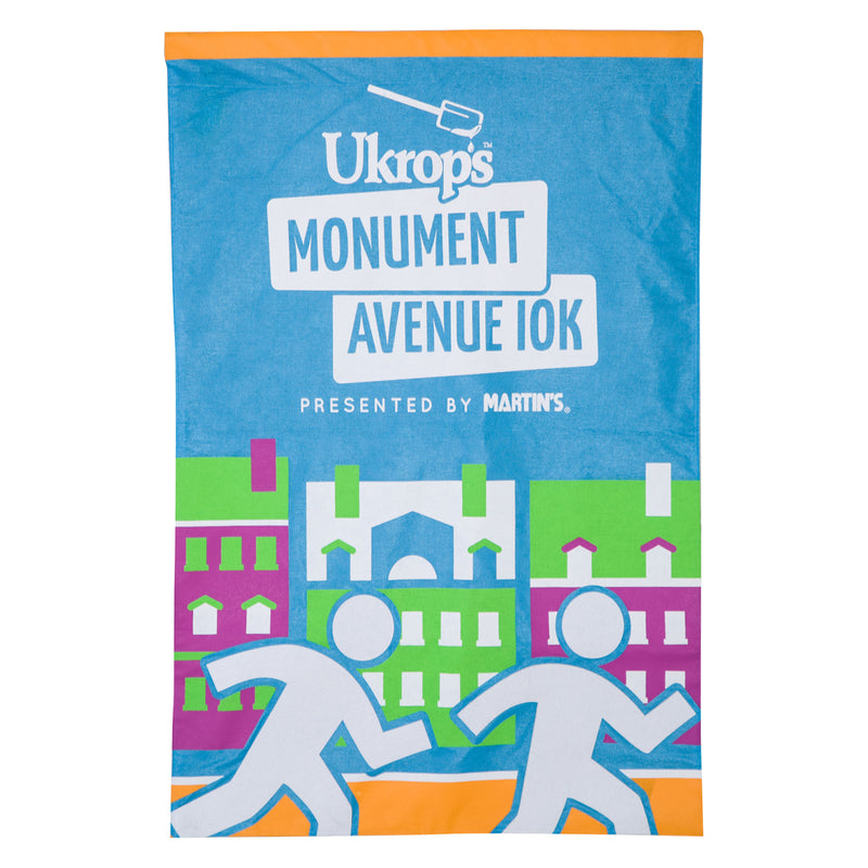 Monument Avenue 10k Burlap Estate Flag,z12b8639