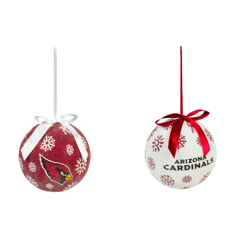 6" LED Ornament, Set of 2, Arizona Cardinals,z3ot3800l