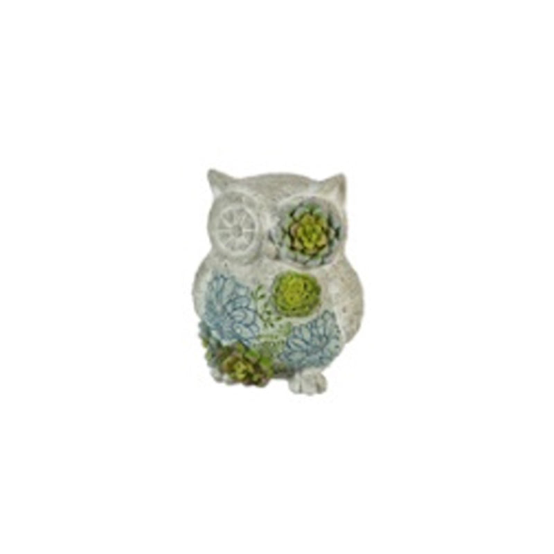 Succulent Owl Garden Statuary, Small,zjcp84g2755s